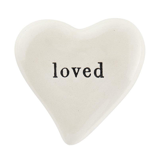 Ceramic Heart - Loved