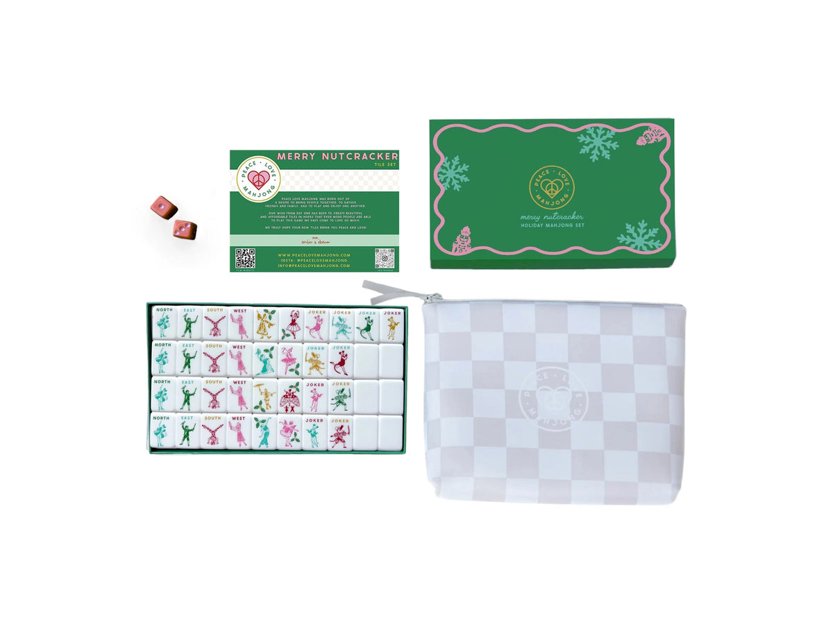 PREORDER Holiday Mahj Tiles | Merry Nutcracker