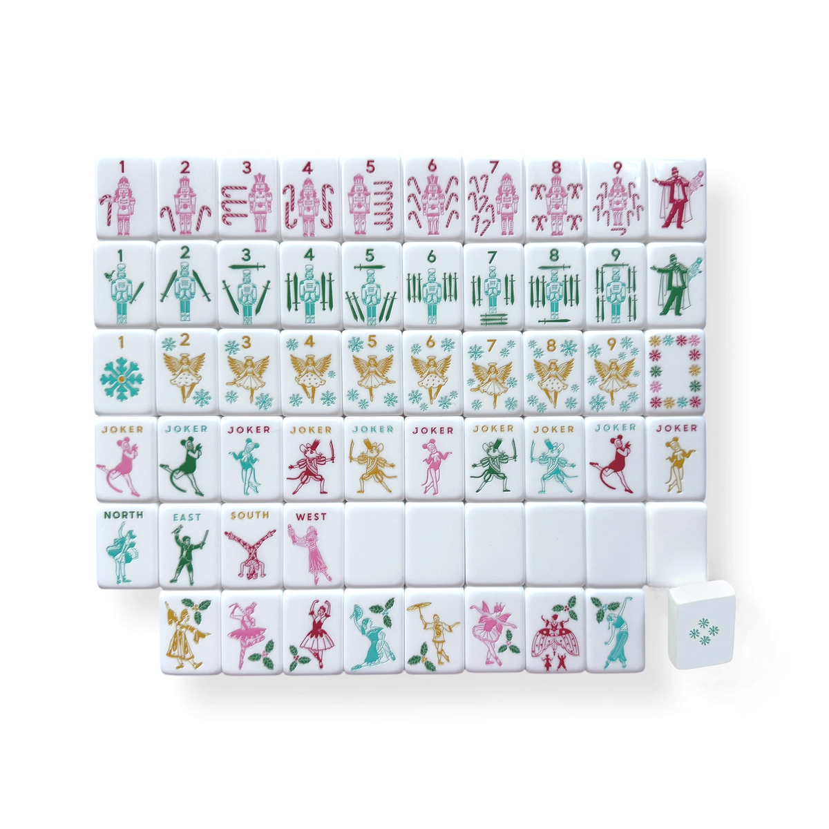 PREORDER Holiday Mahj Tiles | Merry Nutcracker