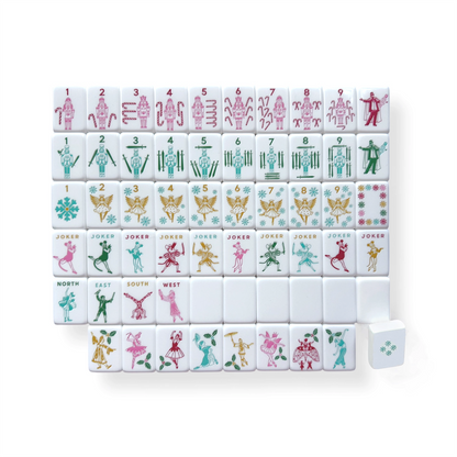 PREORDER Holiday Mahj Tiles | Merry Nutcracker