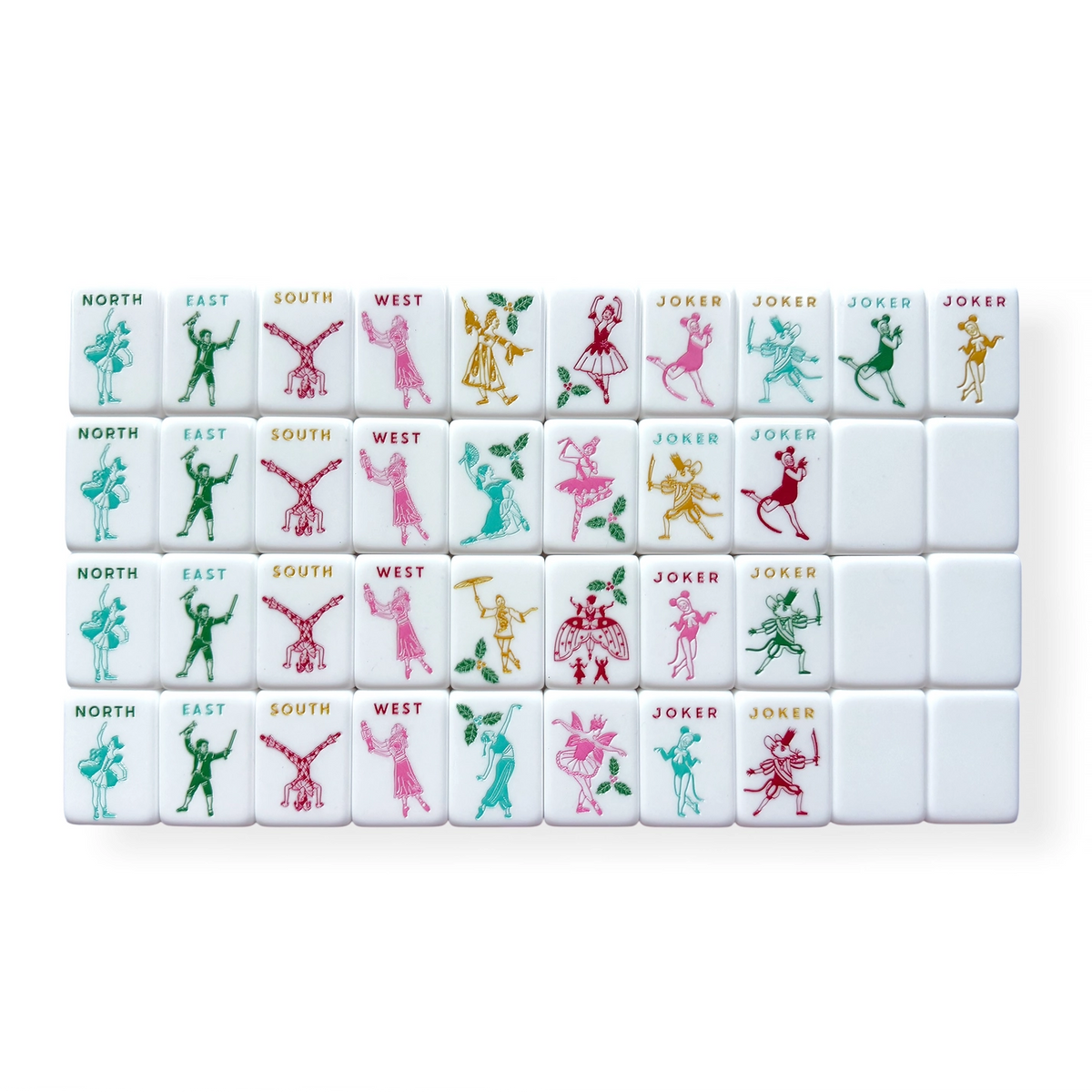 PREORDER Holiday Mahj Tiles | Merry Nutcracker