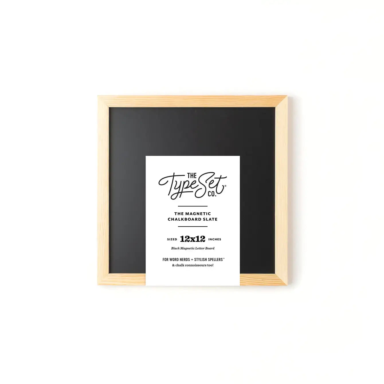 Black 12x12 Magnetic Chalkboard