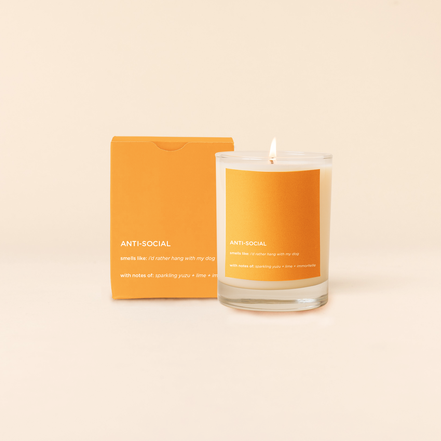 Sassy Rocks Glass Candle