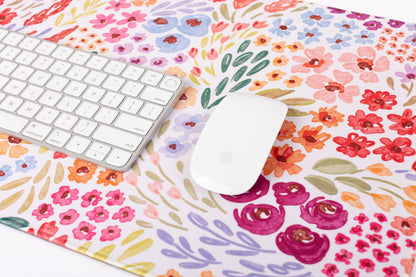 Countryside Blooms Desk Pad