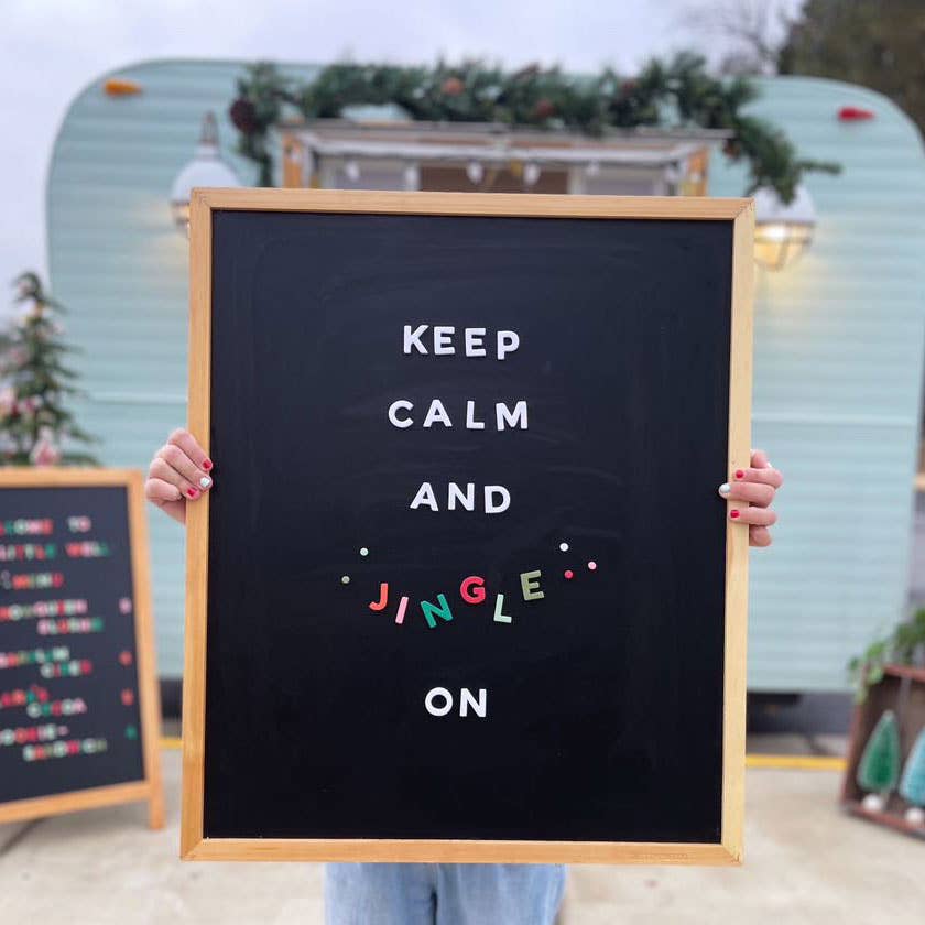 Joyful Holiday Rainbow 1" 200pc Magnetic Letters