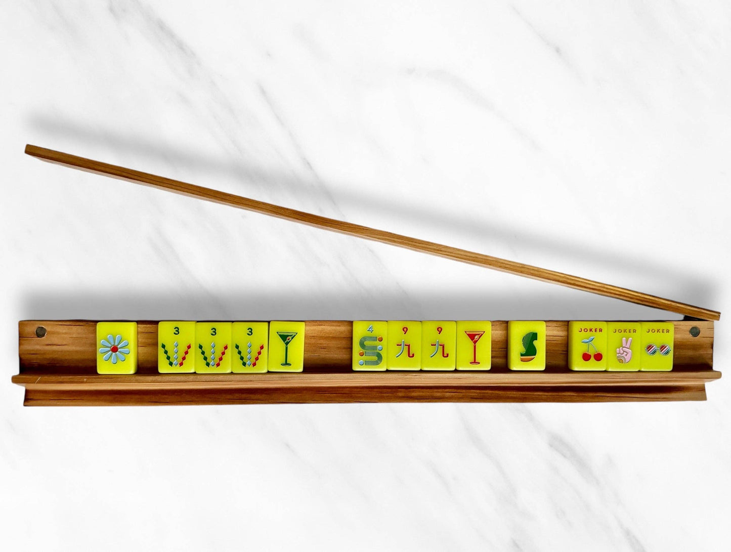 Mahjong Racks & Pushers | Set of 4