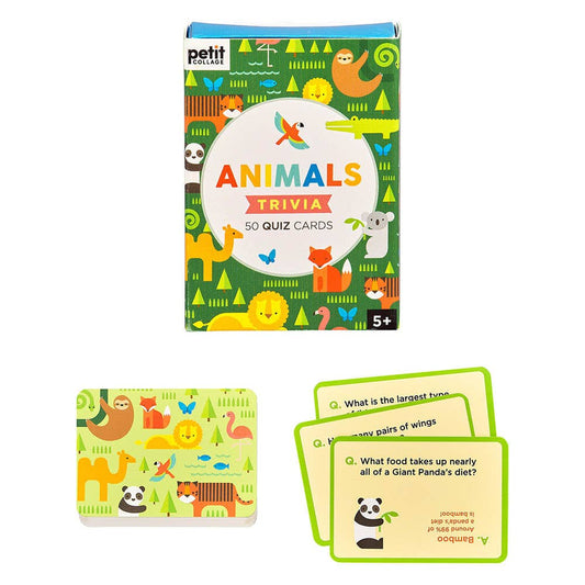 Animal Trivia Quiz Cards