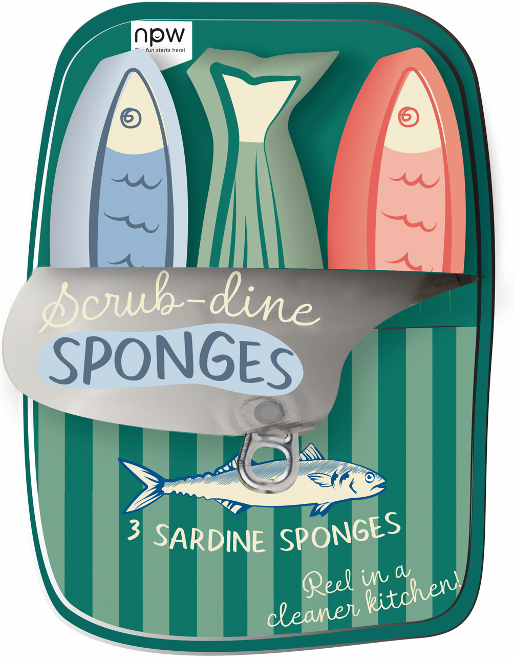 Sardine Sponges | 3 Pack