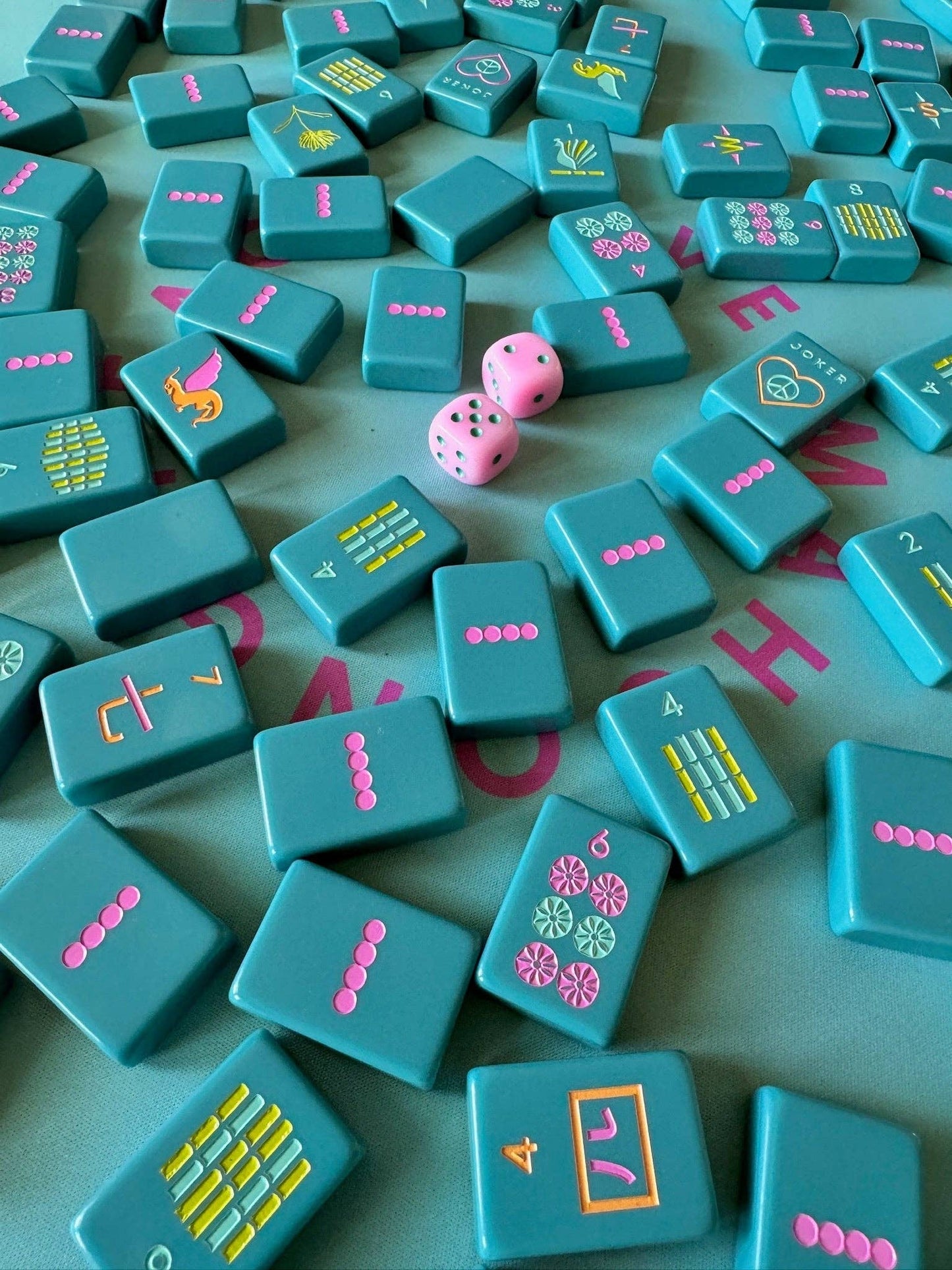 OG Mahj Tiles | Totally Teal