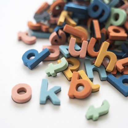 Rainbow Dream 1" 140pc Lowercase Magnetic Letters