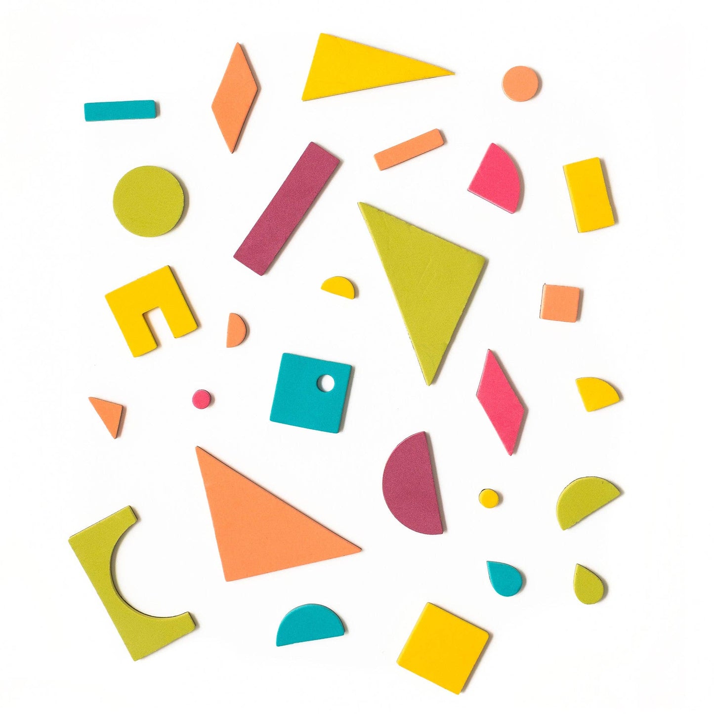 Rainbow Pop 198pc Magnetic Shapes