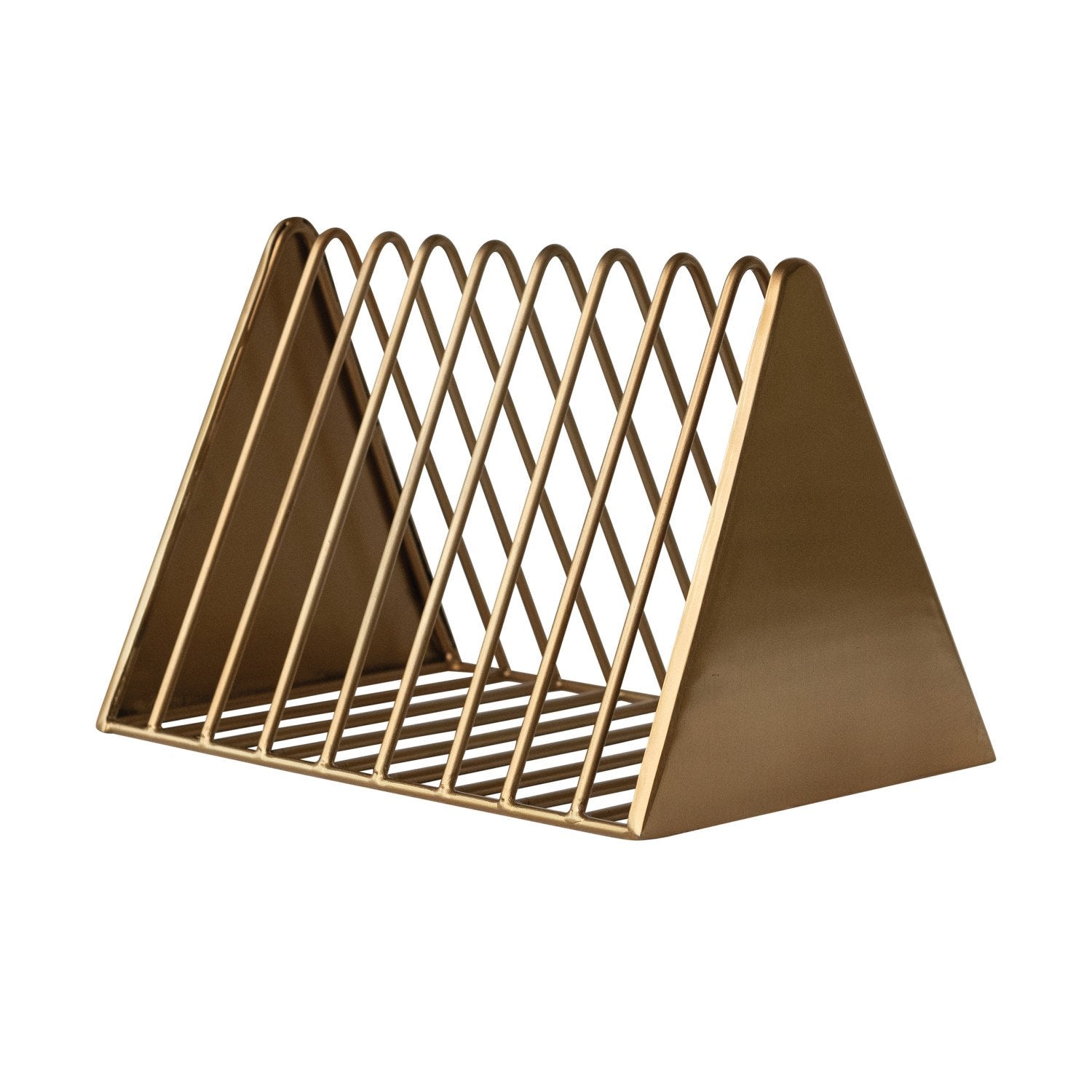 Metal Rack, Brass Finish