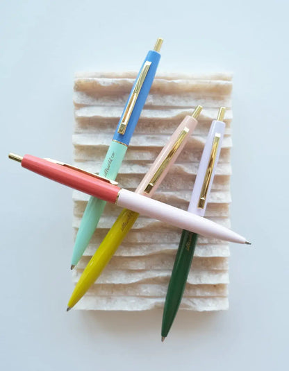 Rainbow Retro Pen Set of 4