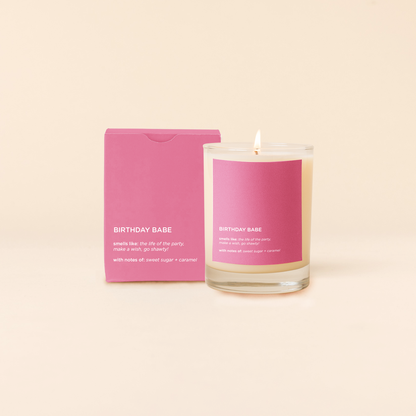 Sassy Rocks Glass Candle