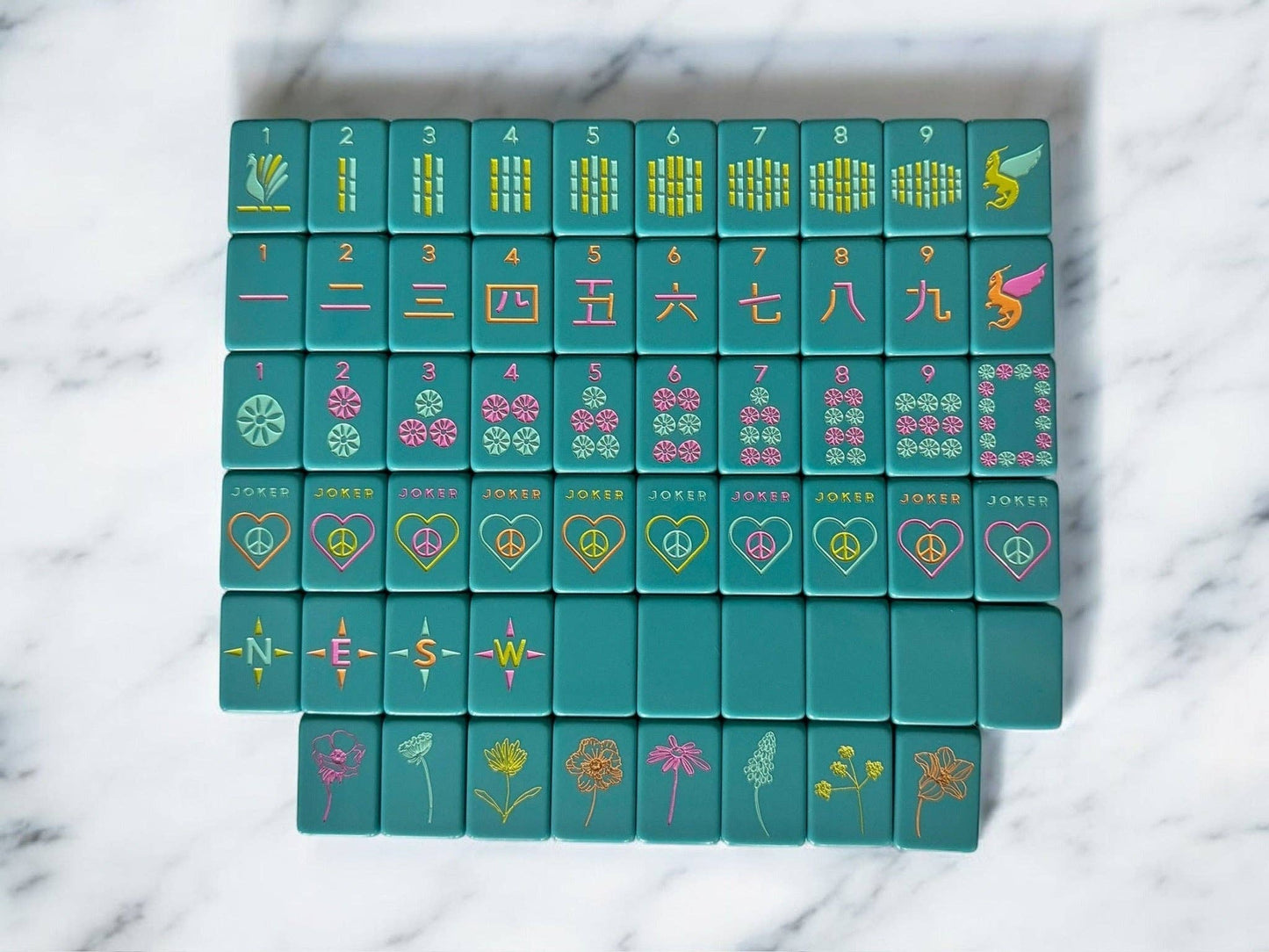 OG Mahj Tiles | Totally Teal