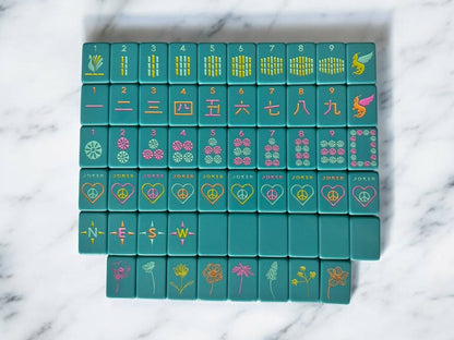 OG Mahj Tiles | Totally Teal
