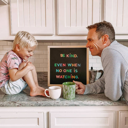 Black 15x15 Magnetic Chalkboard