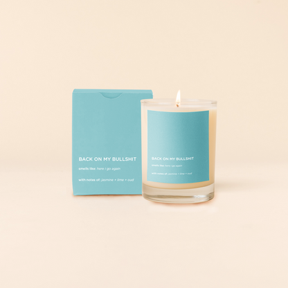 Sassy Rocks Glass Candle