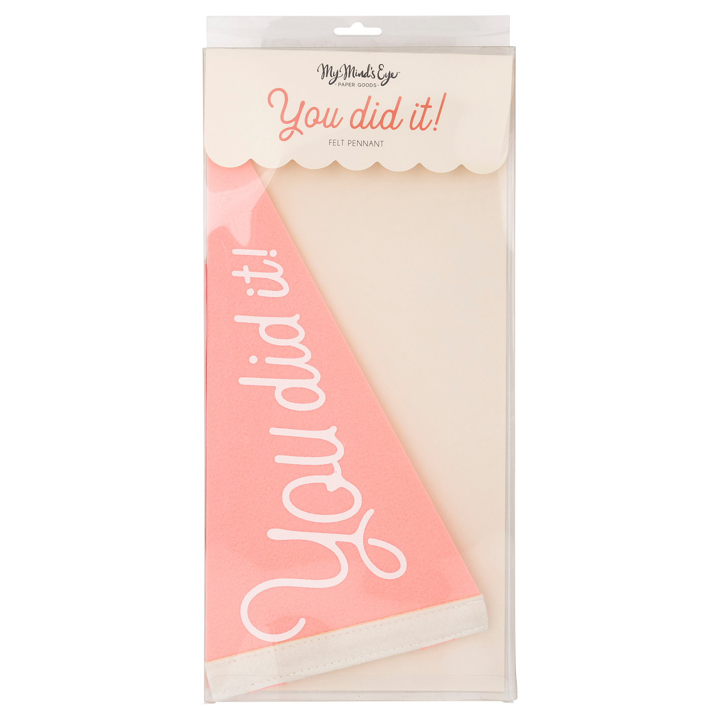 You Did It! Felt Pennant Banner