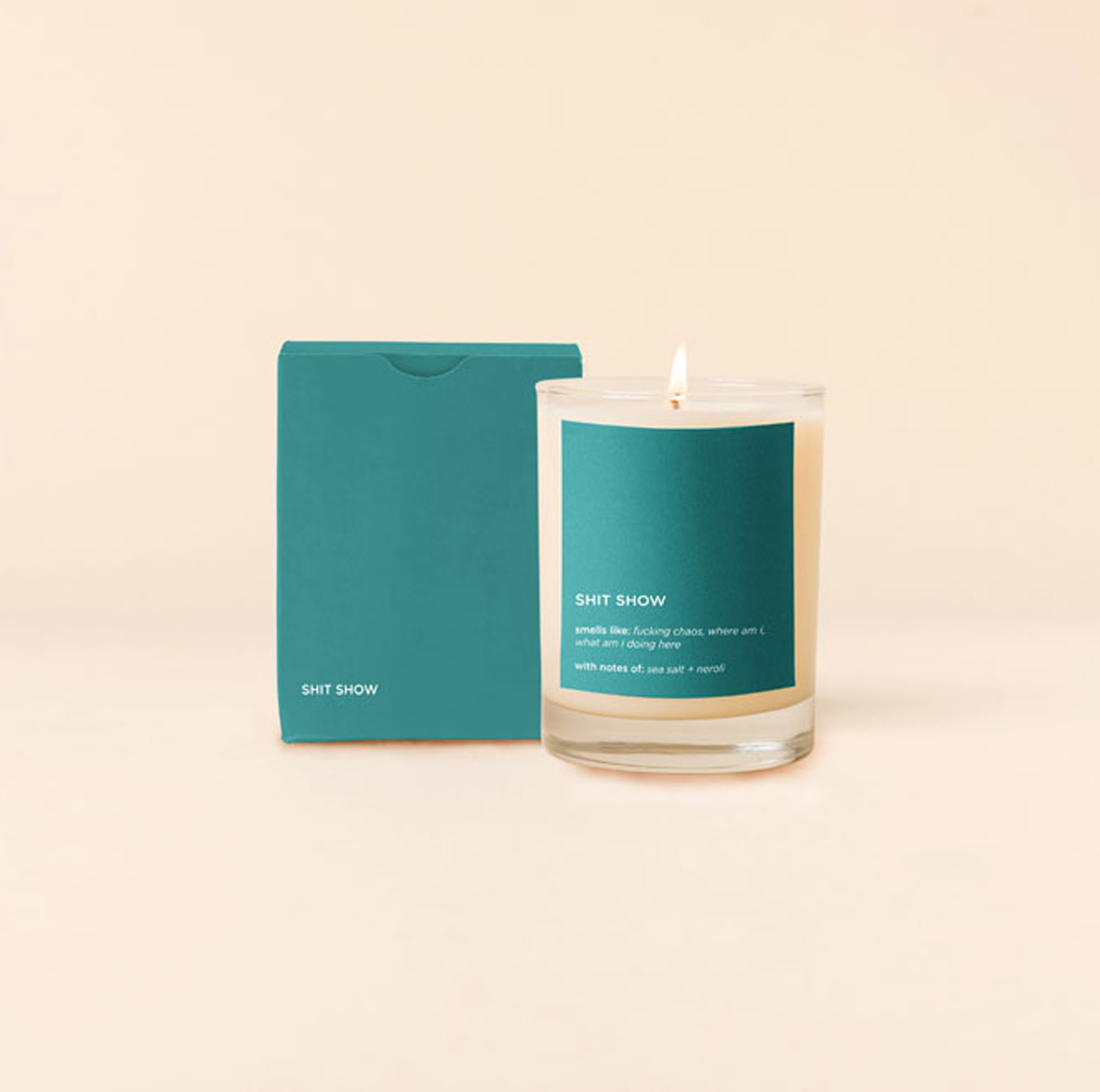 Sassy Rocks Glass Candle
