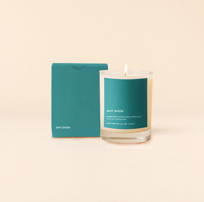 Sassy Rocks Glass Candle