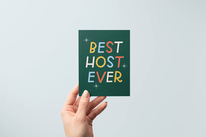 Best Host Ever Greeting Card