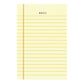 Yellow Notes Notepad