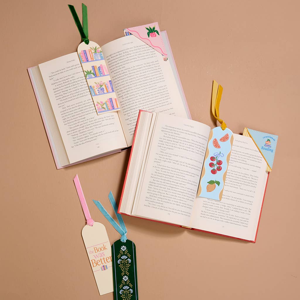 Itaian Summer Corner Keeper Fabric Bookmark