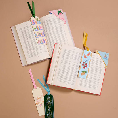 Itaian Summer Corner Keeper Fabric Bookmark