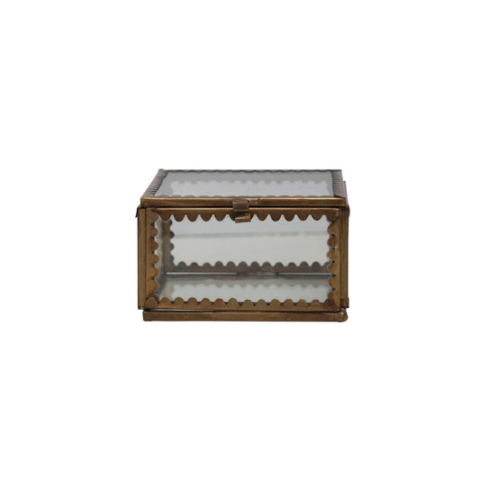 Brass & Glass Display Box Small