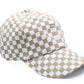 Checker Smiley Face Hat