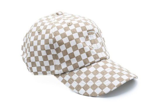 Checker Smiley Face Hat