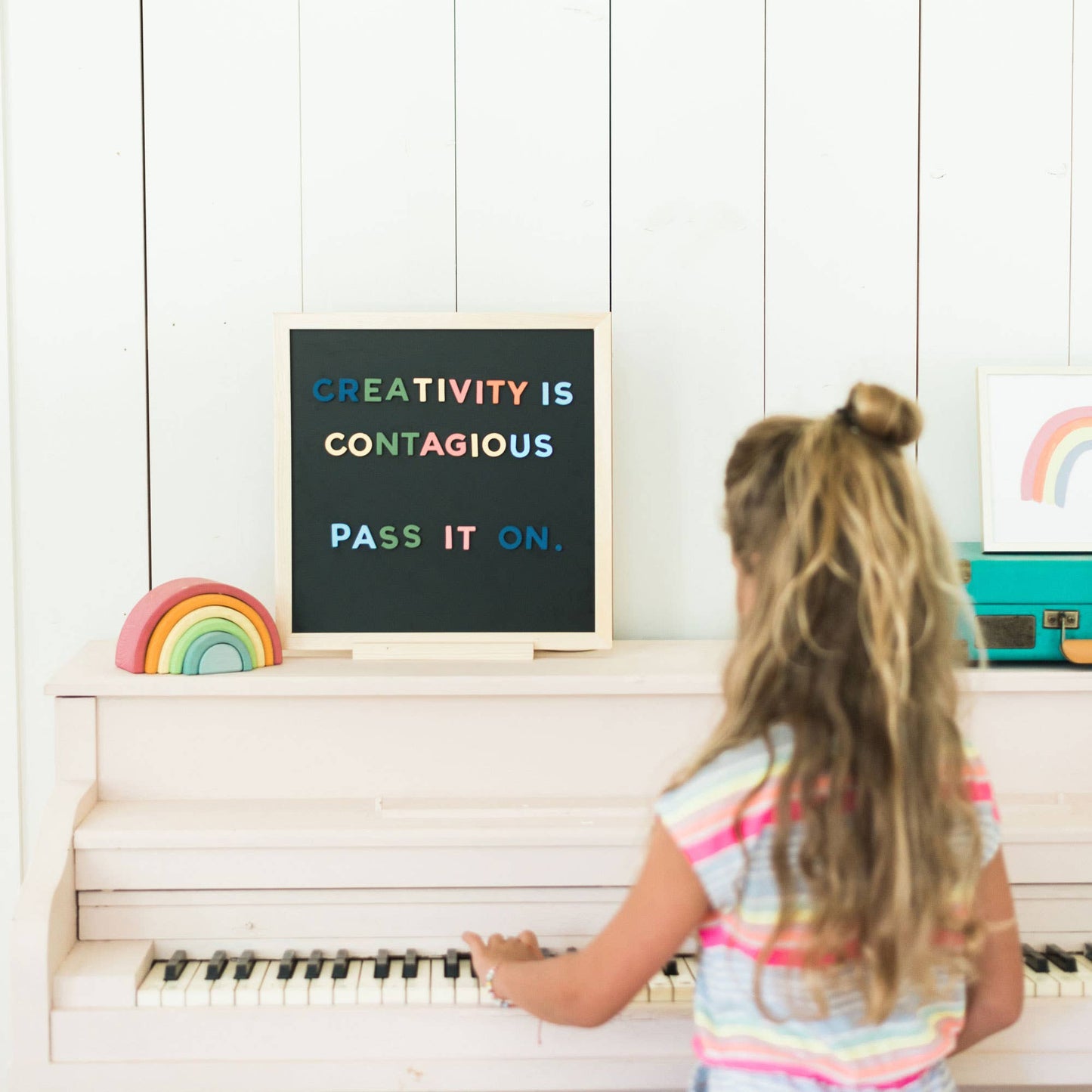 Rainbow Mod 1" 200pc Magnetic Letters