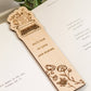 All's Fair in Love and Poetry Wooden Bookmark