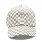 Checker Smiley Face Hat