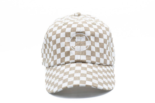 Checker Smiley Face Hat