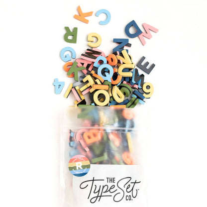 Rainbow Mod 1" 200pc Magnetic Letters