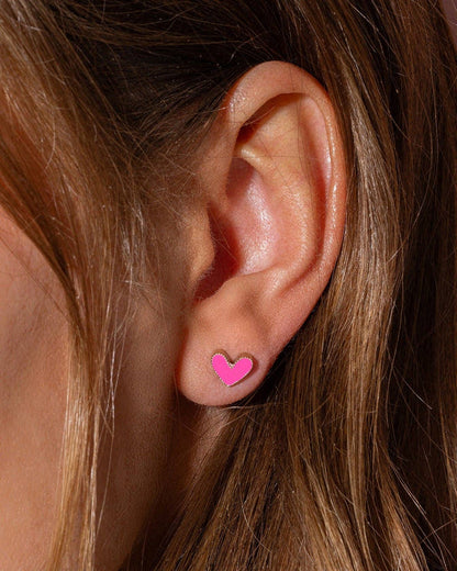 Harrison Heart Stud Earrings