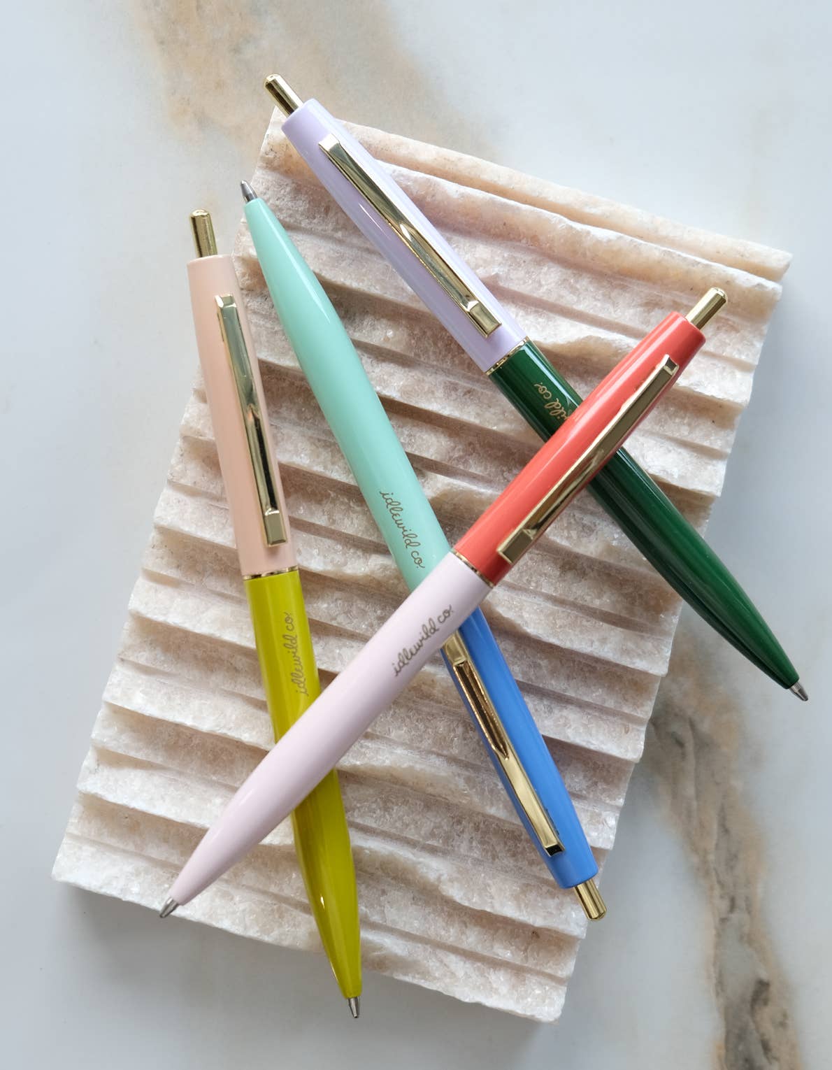 Rainbow Retro Pen Set of 4