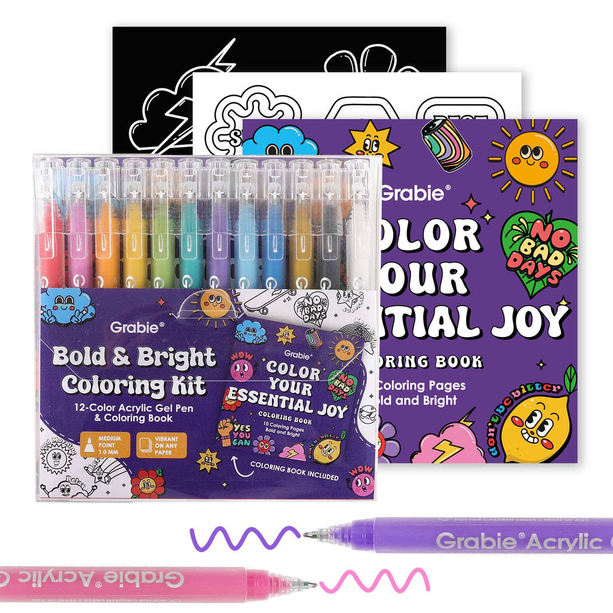 Bold & Bright Coloring Kit: Essential