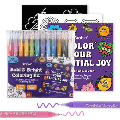 Bold & Bright Coloring Kit: Essential