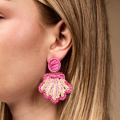 Hot Pink Cabana Breeze Earrings