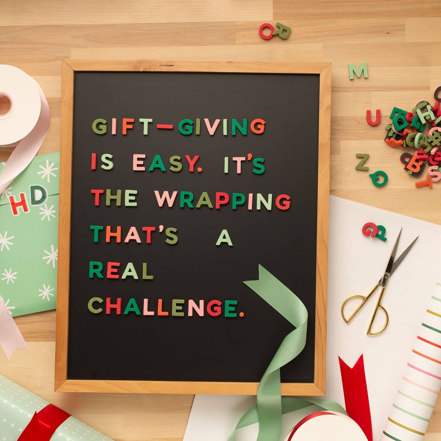 Joyful Holiday Rainbow 1" 200pc Magnetic Letters