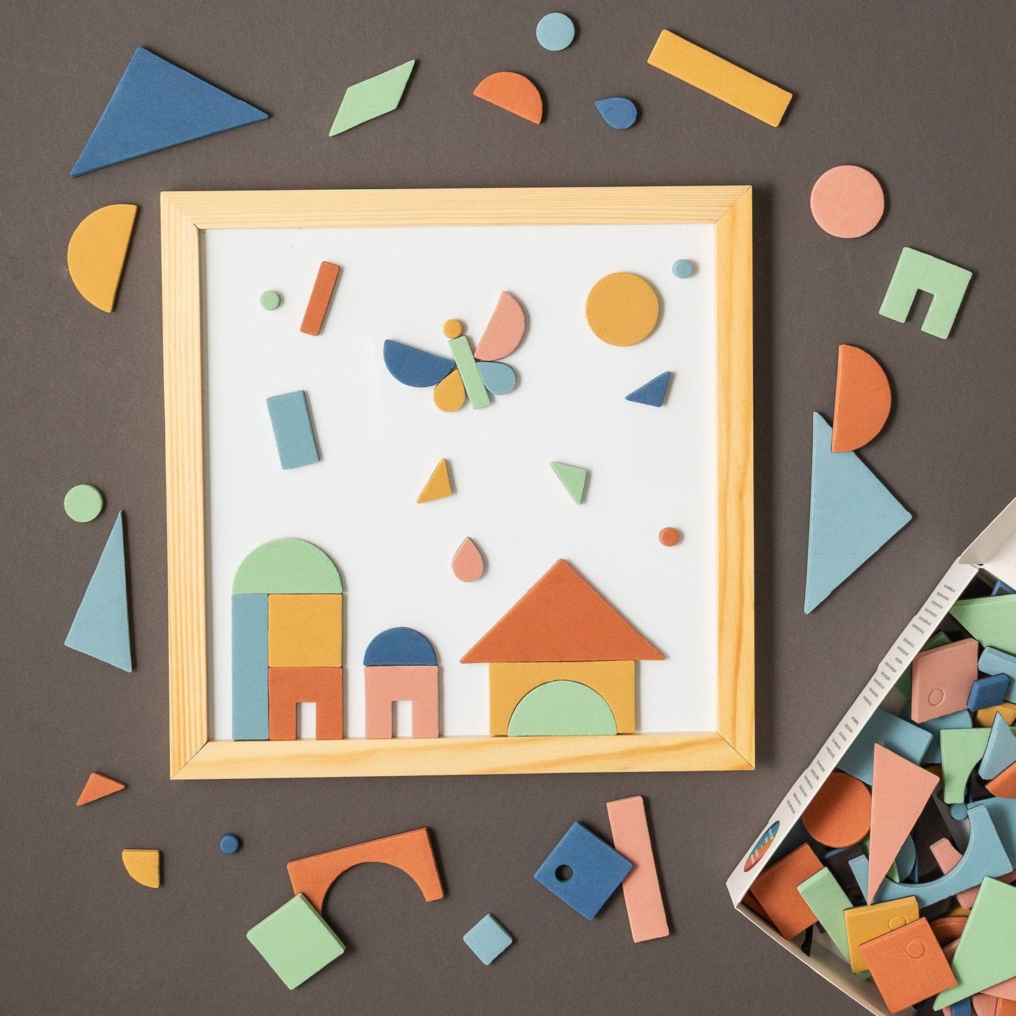 Rainbow Dream 198pc Magnetic Shapes