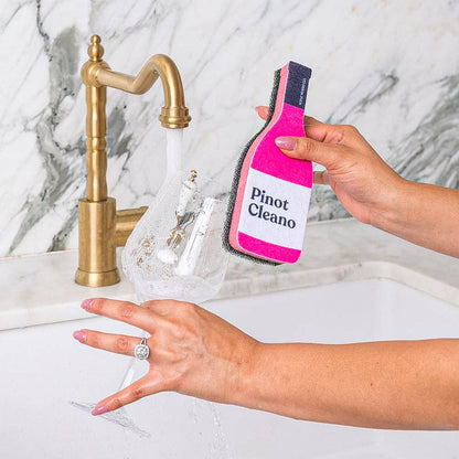 Pink Pinot Scrubbly Sponge