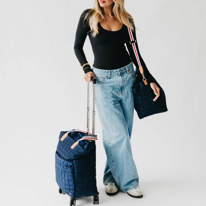 Tenley Quilted Tote Roller Bag