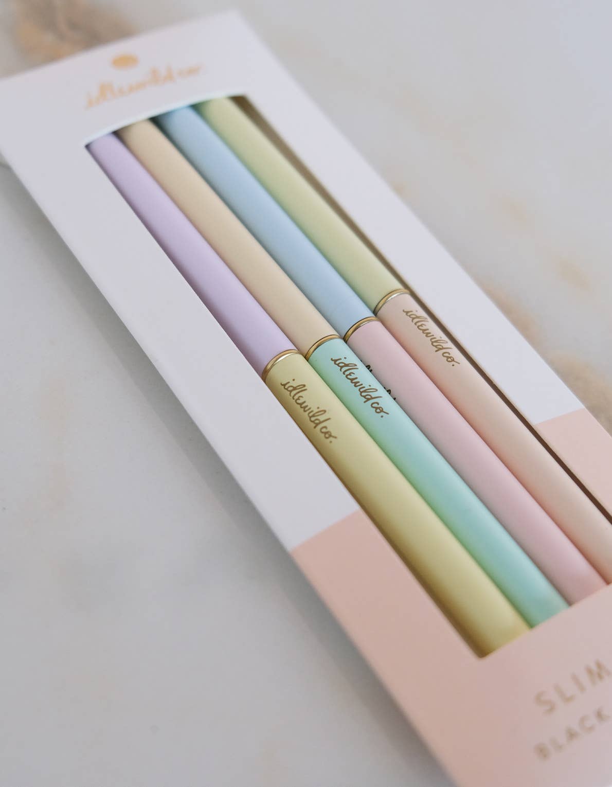 Duo-Tone Pastels Slim Pet Set of 4