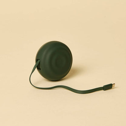 Retractable USB-C Charger - Evergreen