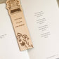 All's Fair in Love and Poetry Wooden Bookmark