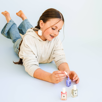 Kids Nail Polish Set - Clean Peel-Off Vegan Nail Polish Trio